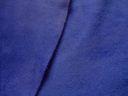 Royal Blue Calf Suede leather - Image 3